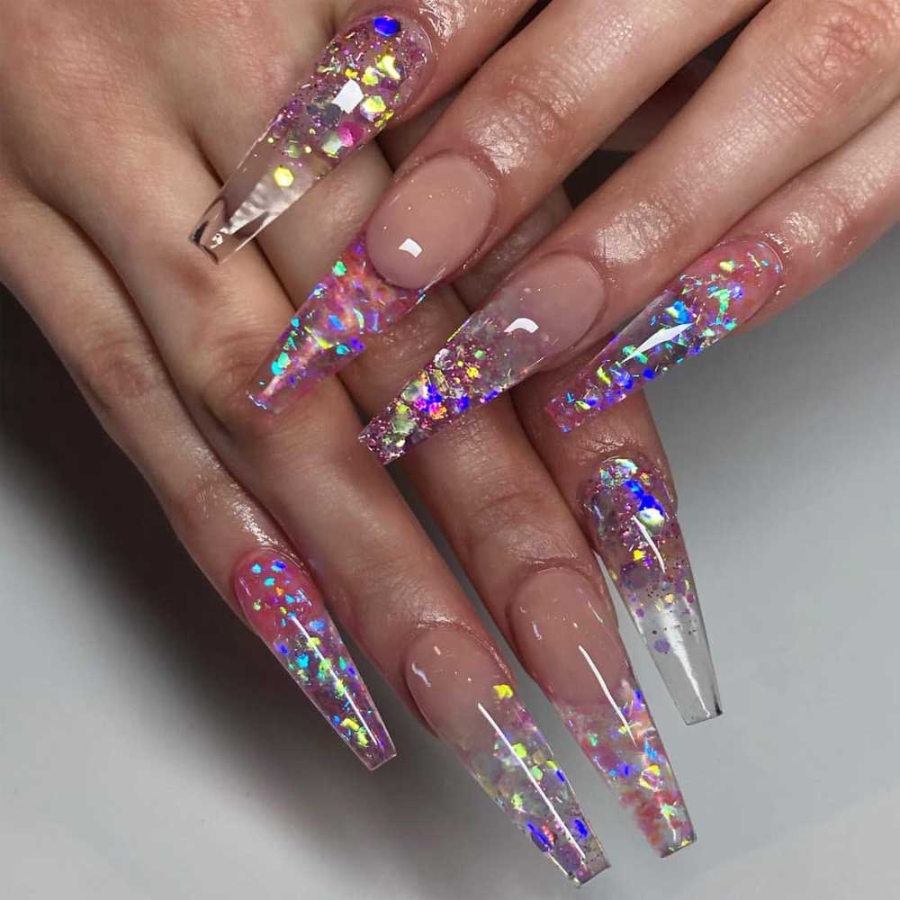 Chunky Glitter nail