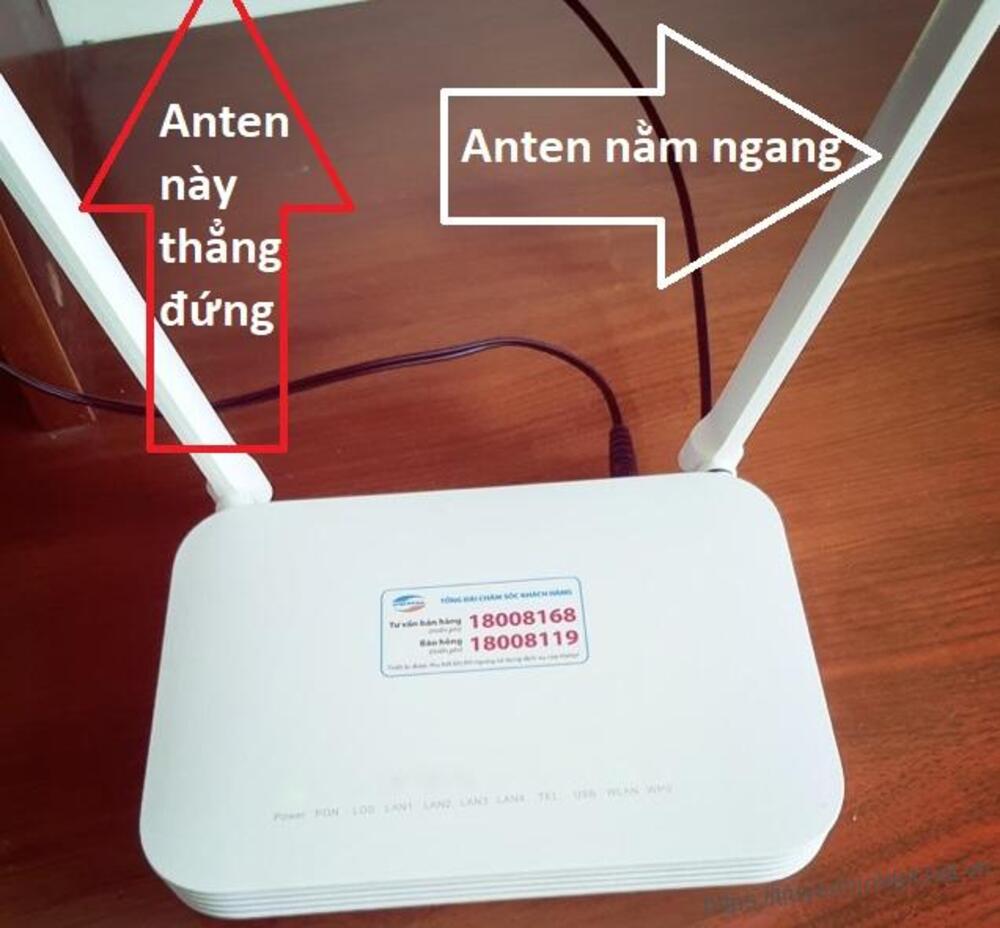 Chỉnh lại hướng ăng-ten phát sóng wifi