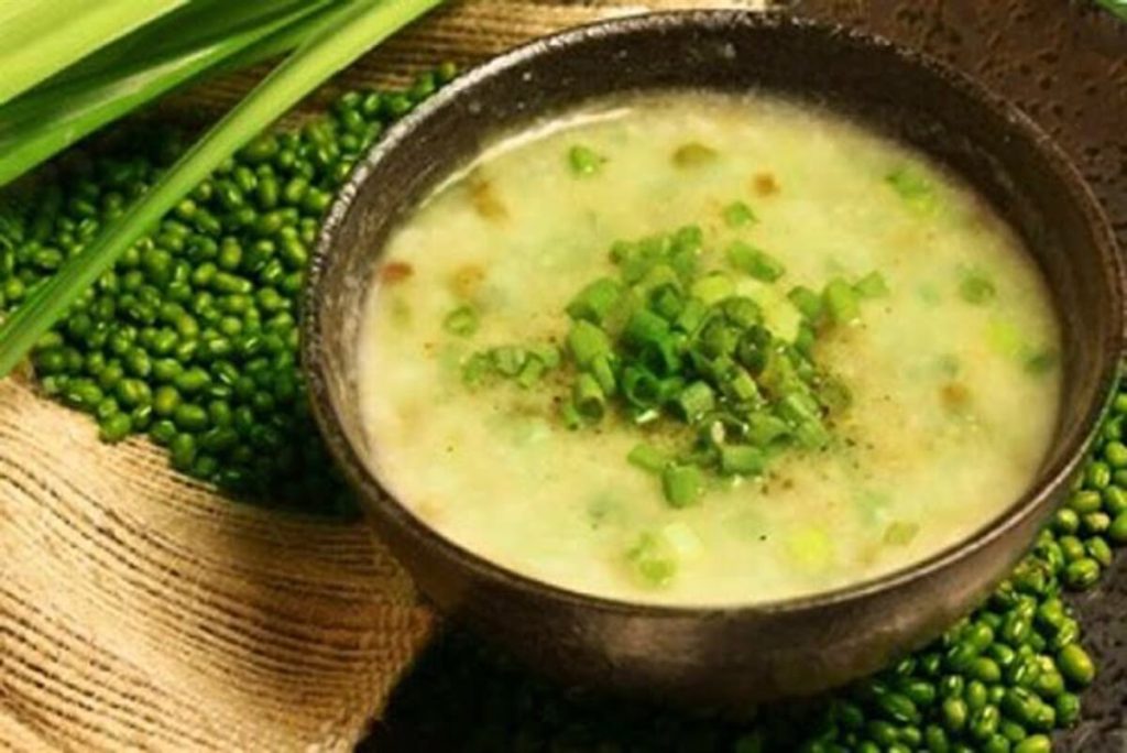 Các bước nấu cháo đậu xanh