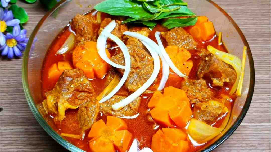 Bò kho nước dừa