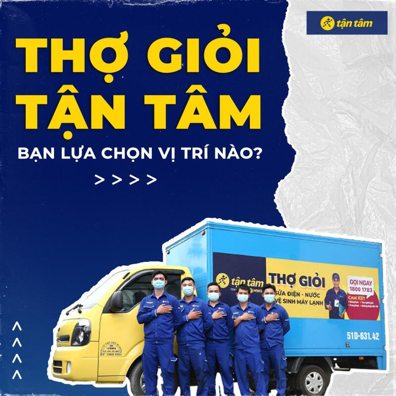 Dịch vụ sửa chữa máy lạnh tại nhà Tận Tâm