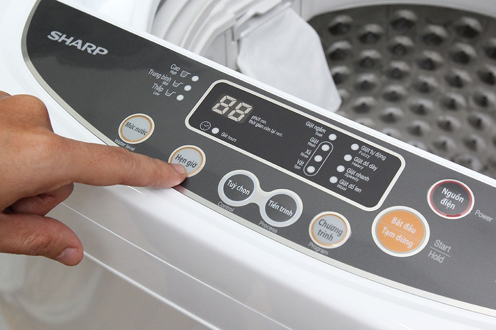 Máy giặt không vắt - lỗi thường gặp ở máy giặt Sharp 