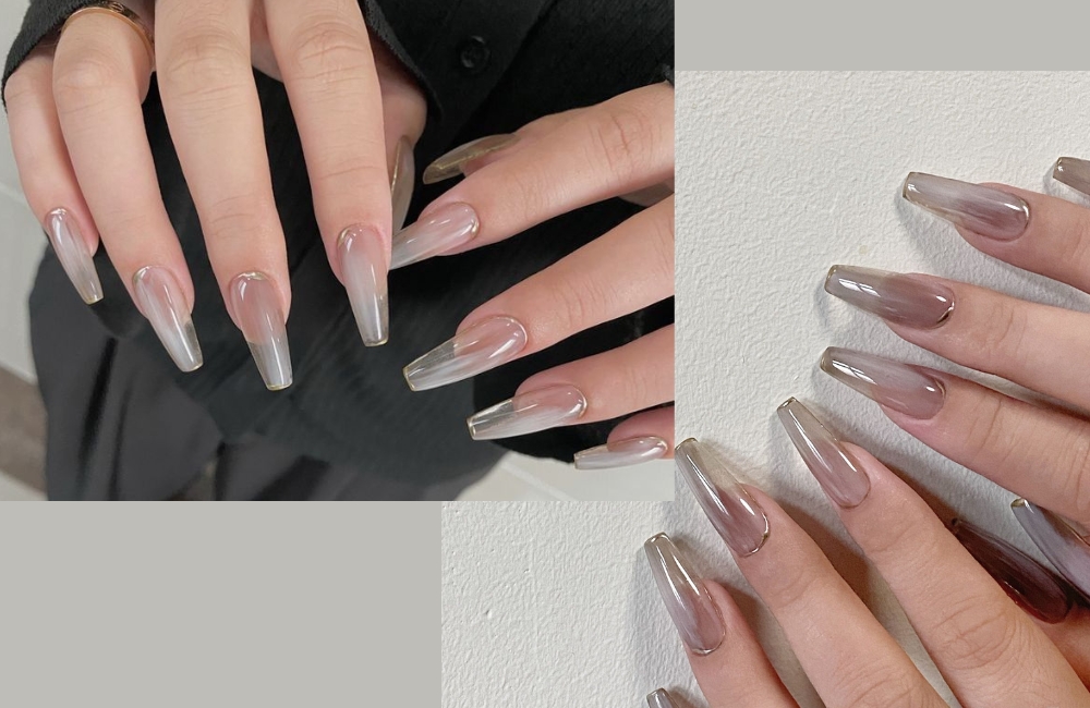 Mẫu nail đẹp nhẹ nhàng