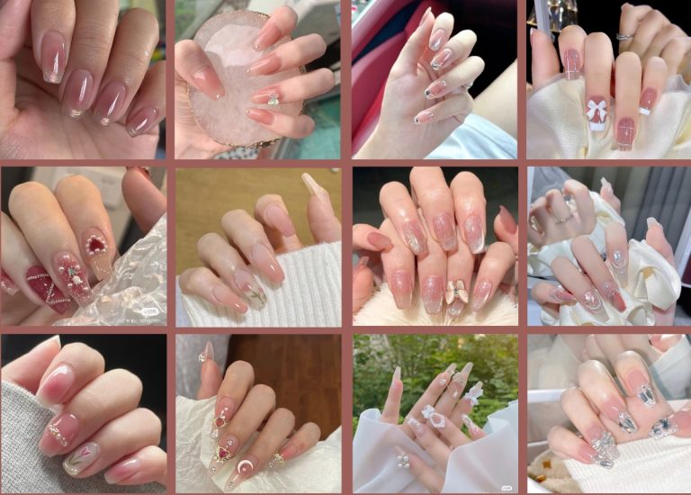 Tổng hợp 111+ kiểu nail màu hồng cute cho các nàng