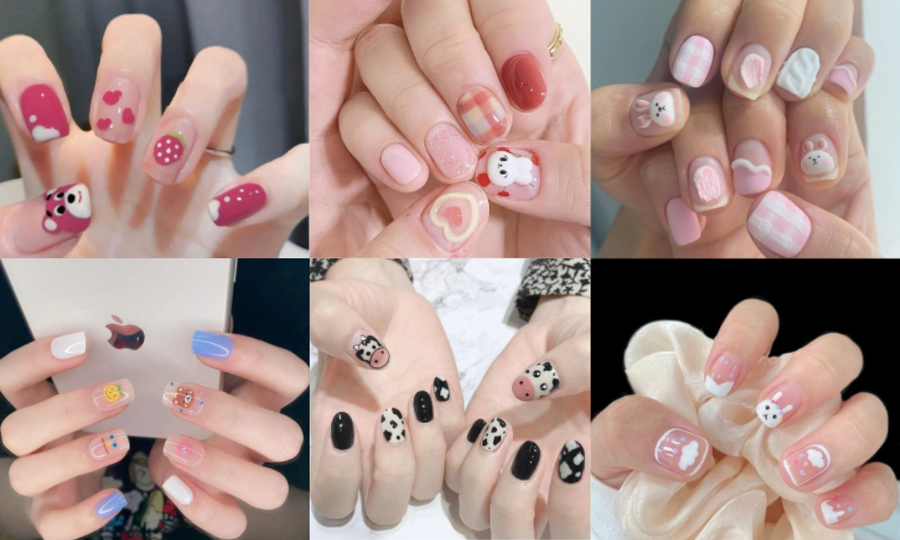 Nail box hình con vật