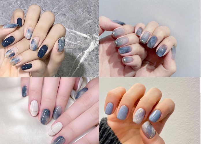 nail vân đá