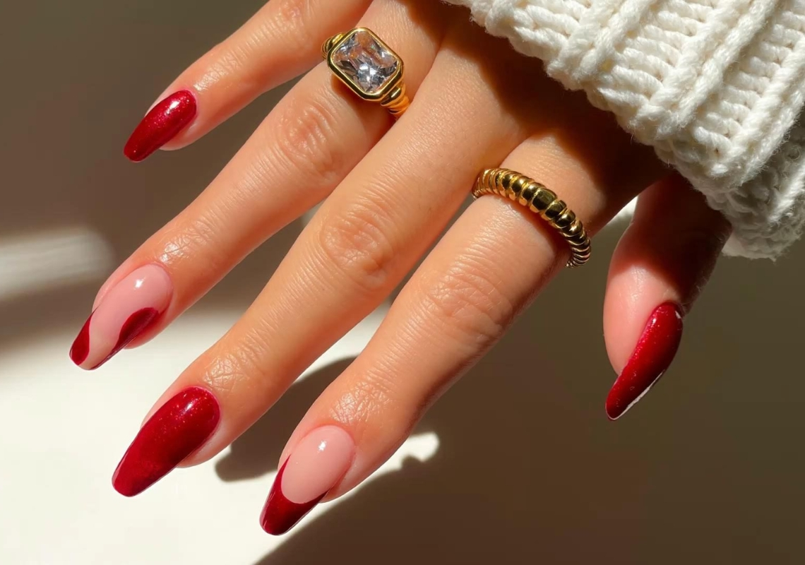 Quyến rũ sang trọng và quý phái nhờ nail đỏ