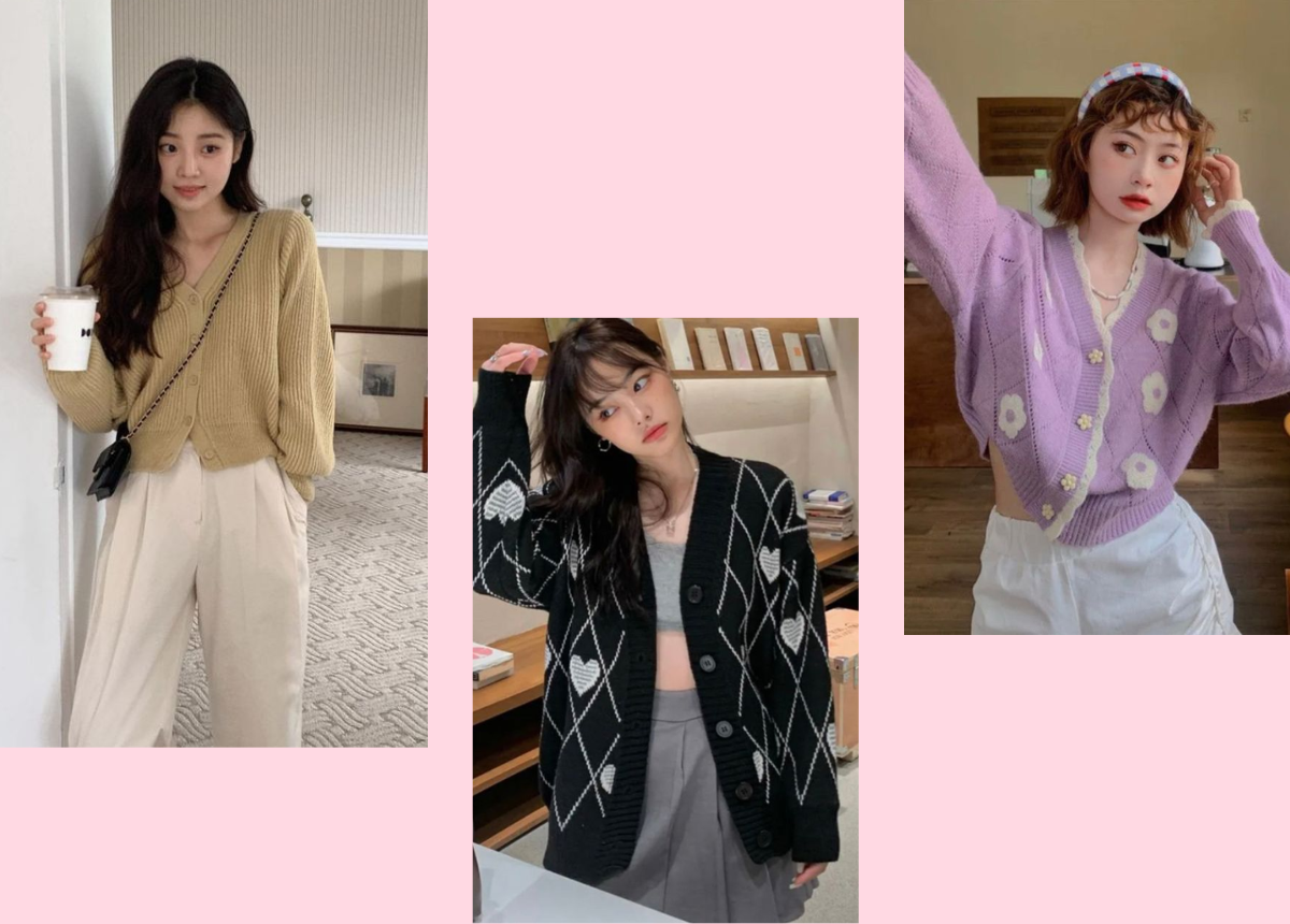 Áo Cardigan Phối Đồ