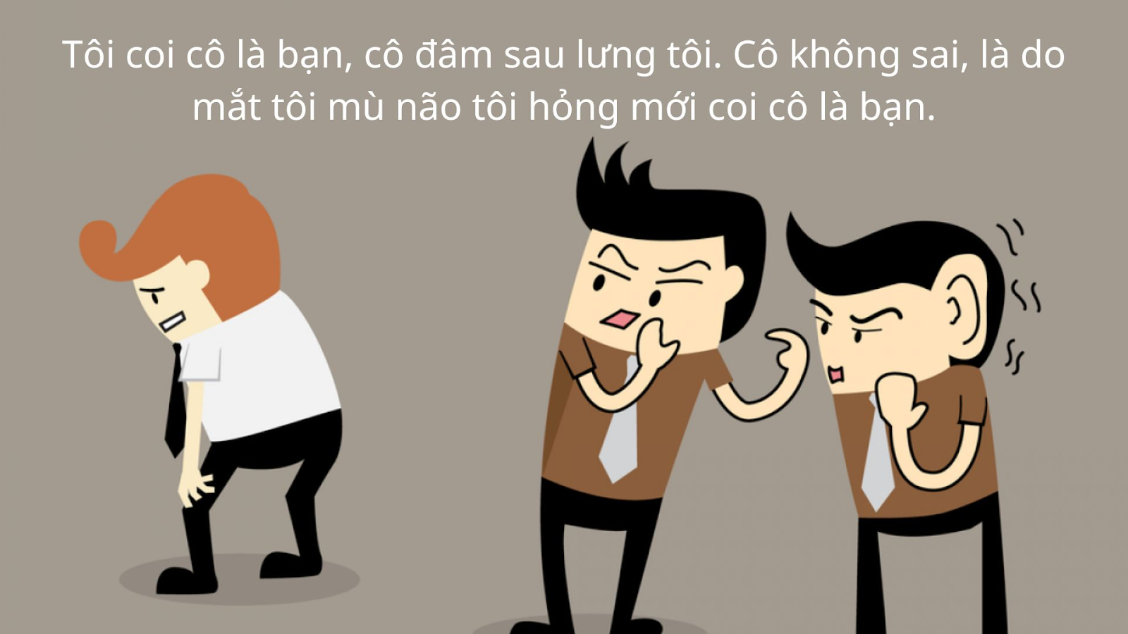 Stt tâm trạng, thể hiện sự thất vọng về bạn bè.