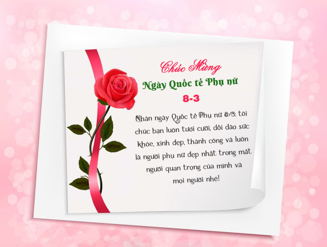 Lời chúc 8/3 cho bạn bè hay, ý nghĩa
