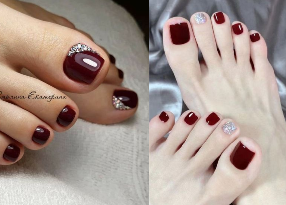 Top 100 những mẫu nail màu đỏ rượu được yêu thích nhất