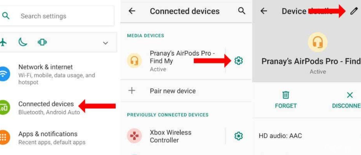 Cách đổi tên AirPod trên Android