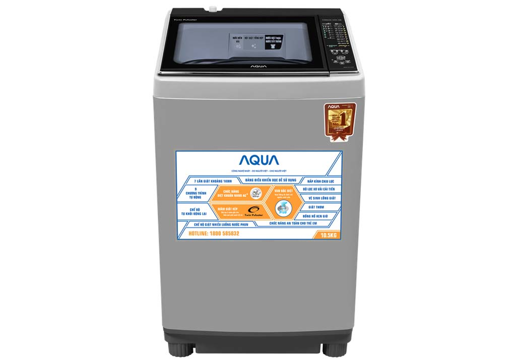 Máy giặt AQua sử dụng chất liệu bền bỉ và an toàn
