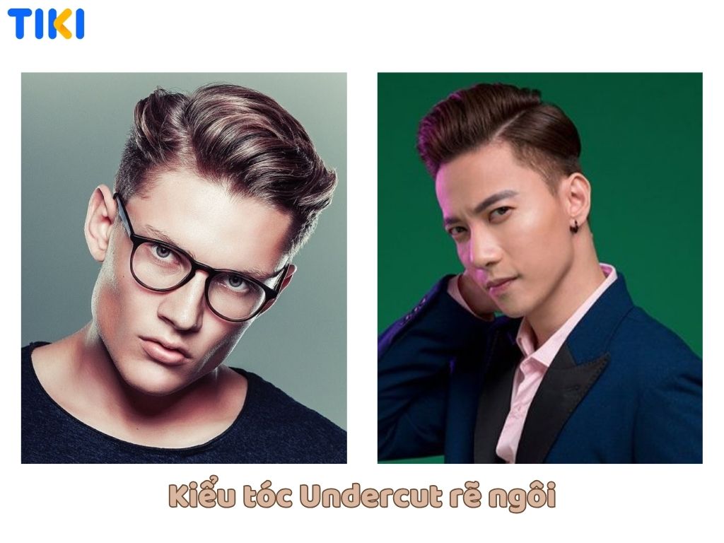 Kiểu tóc Undercut rẽ ngôi