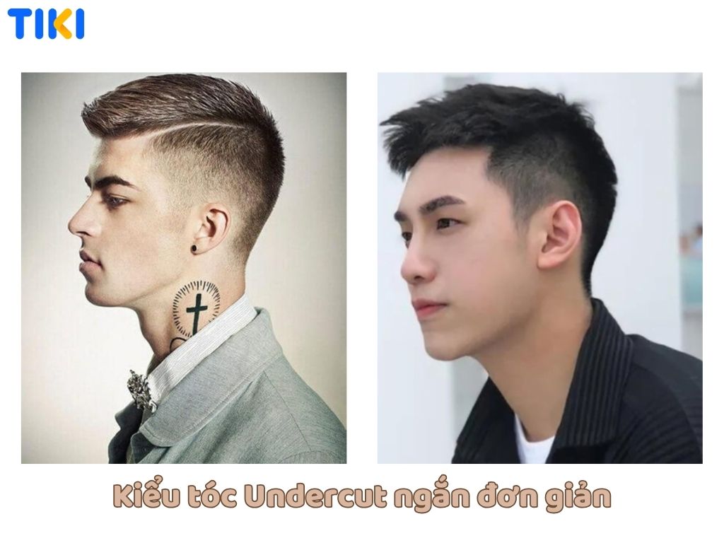 Kiểu tóc Undercut ngắn đơn giản