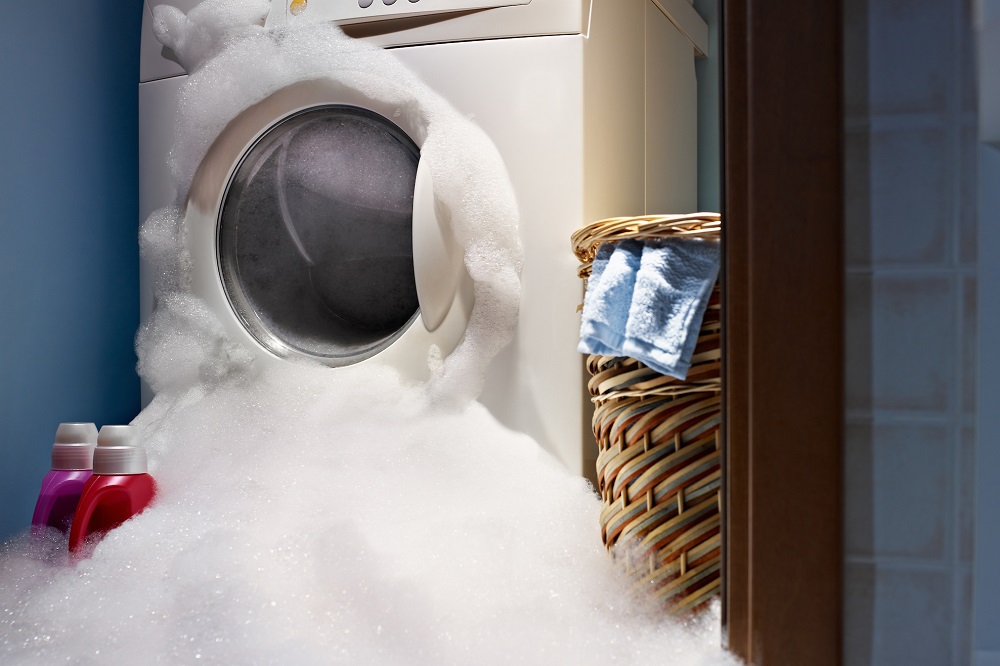 Máy bị tràn nước khi đang giặt cũng là một lỗi phổ biến 