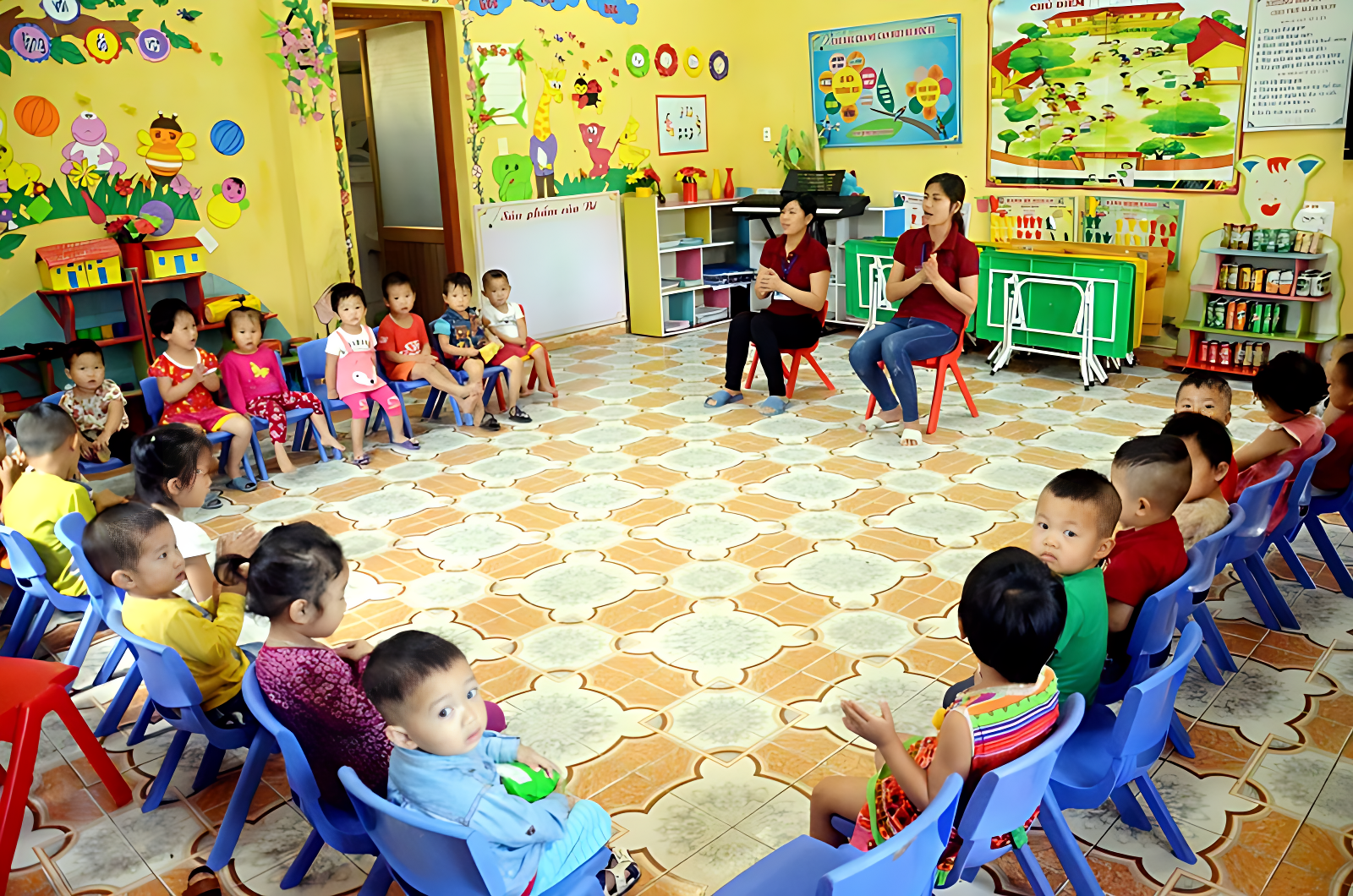 Trò chơi đôi bàn tay cho trẻ mầm non 4 - 5 tuổi 