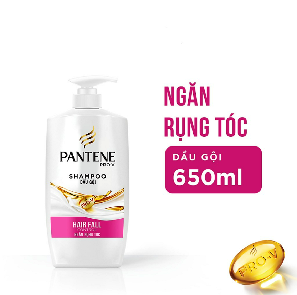Dầu gội Pantene ngăn rụng tóc và có mùi hương dịu nhẹ