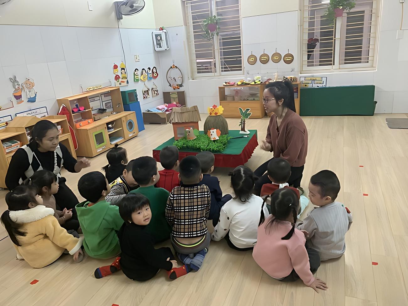 Trò chơi không có cho các bé mầm non 