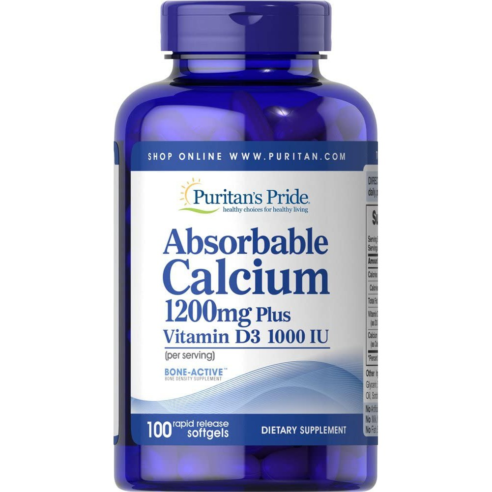 Canxi Absorbable Calcium Puritan's Pride 