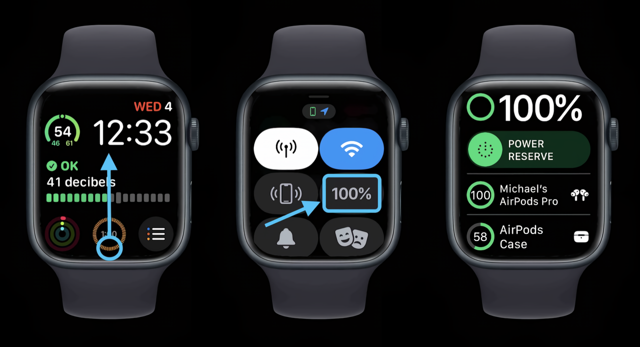 Kiểm tra pin của AirPods bằng Apple Watch