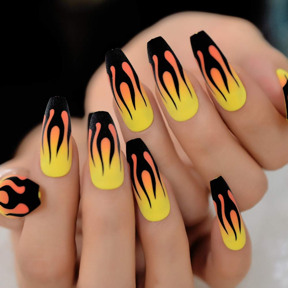 Nail lửa gold color thâm