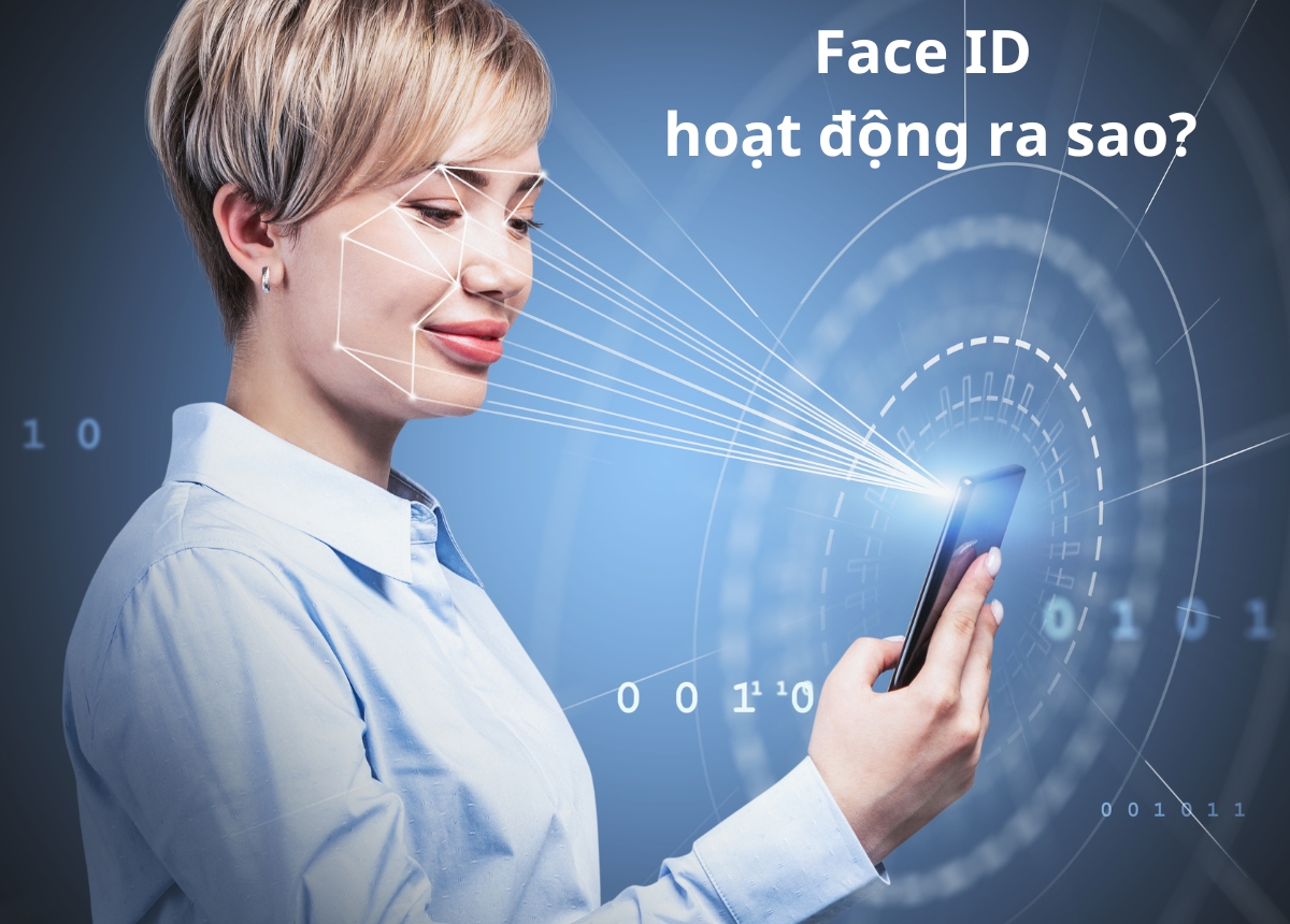Face ID sẽ hoạt động đầy đủ 5 bước để mở khóa điện thoại iPhone