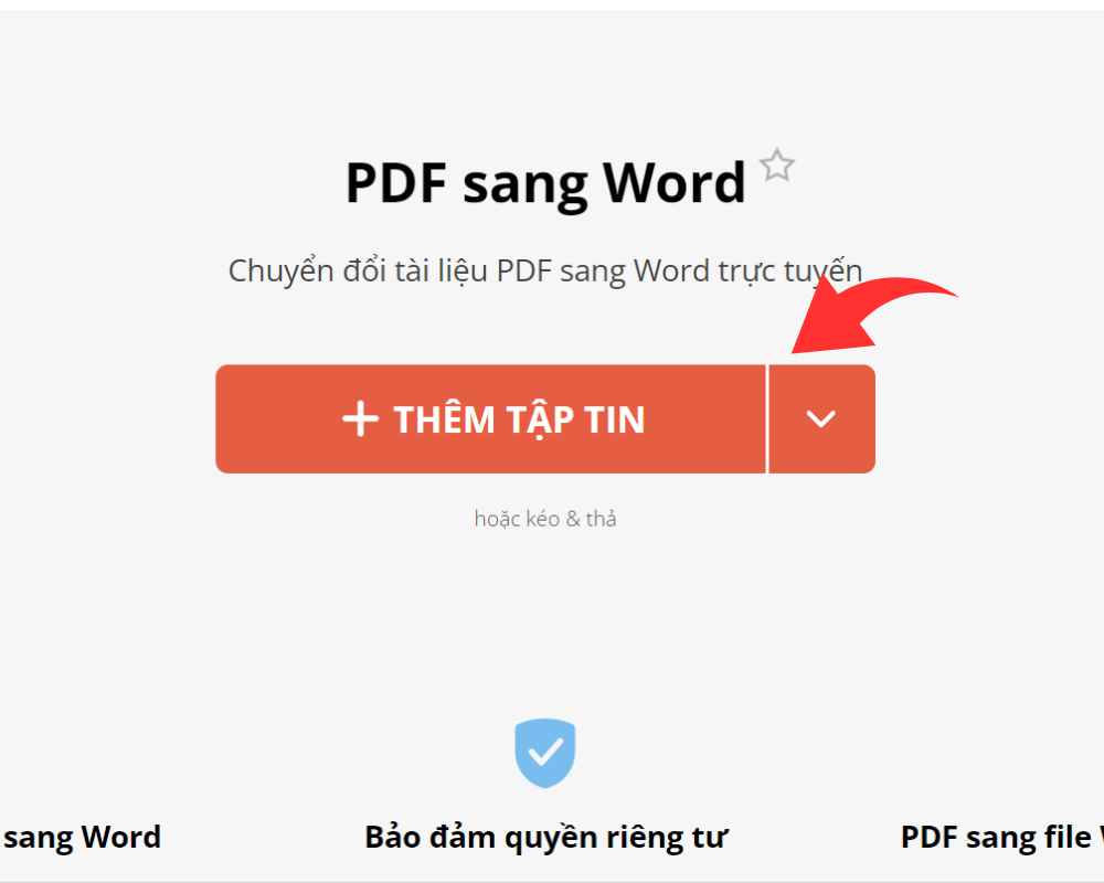 Nhấn Thêm tập tin