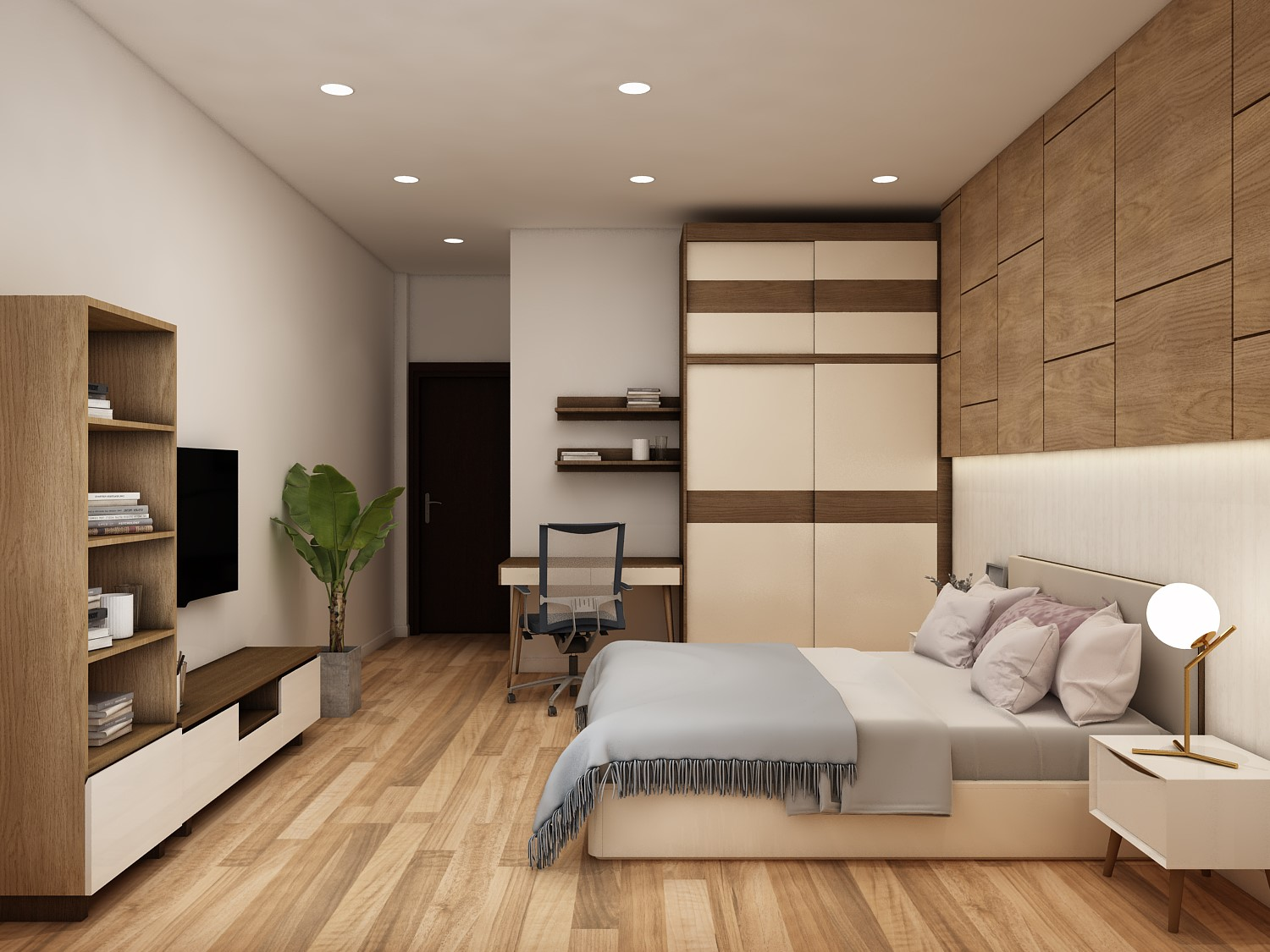 Thiết kế nội thất cho phòng ngủ nên phù hợp sở thích của chủ nhân