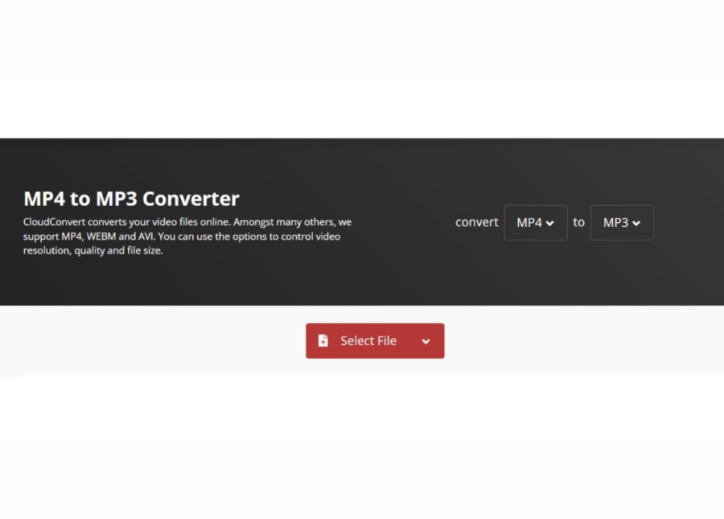 Sử dụng CloudConvert để chuyển nhạc