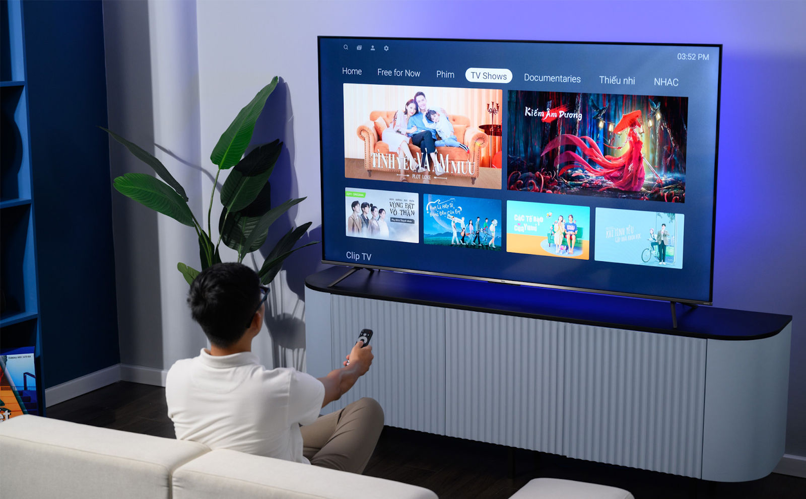 Chất lượng hình ảnh tivi TCL sống động, tạo ra trải nghiệm thú vị
