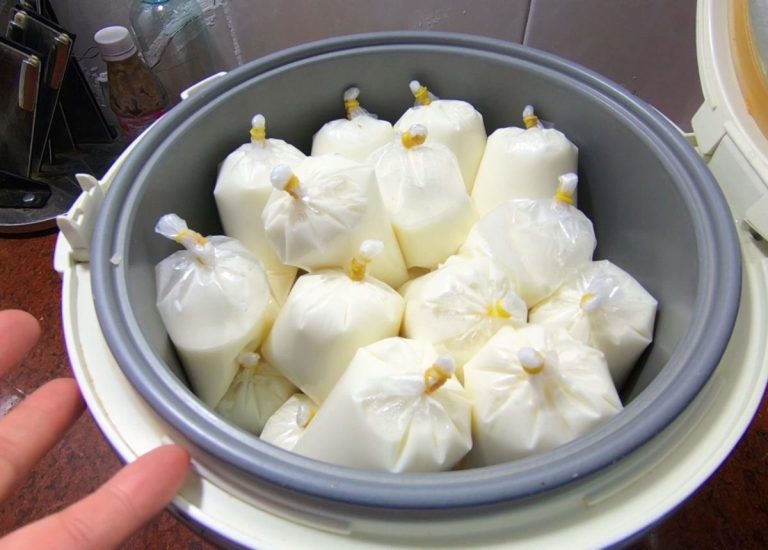 Cách làm sữa chua bằng nồi cơm điện sánh mịn, nhanh, đơn giản