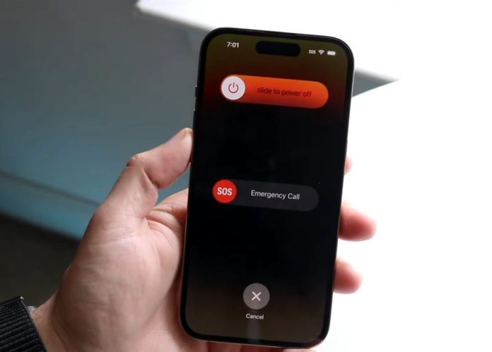 cách tắt nguồn iphone