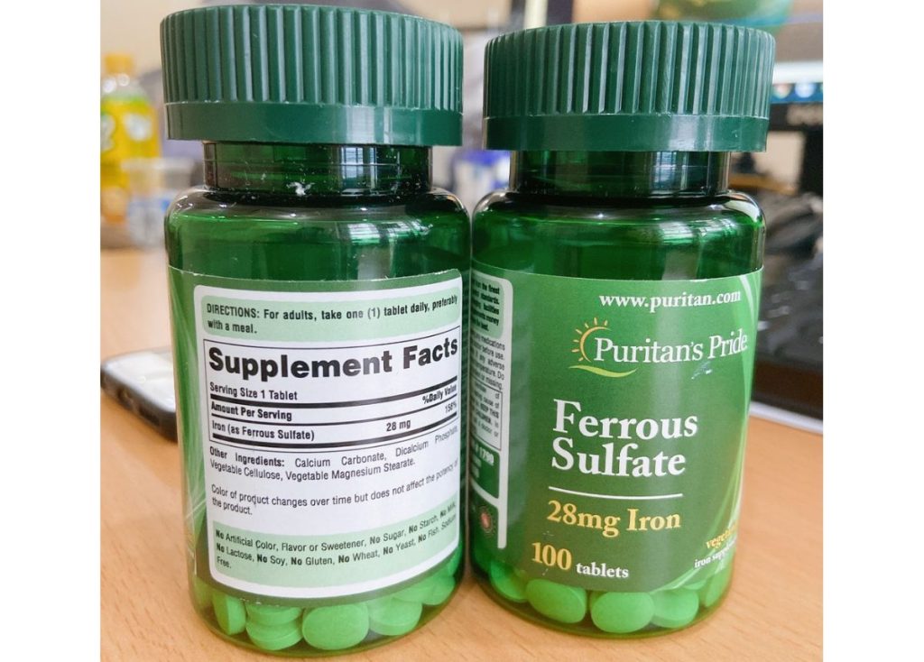 Puritan's Pride Iron Ferrous Sulfate 