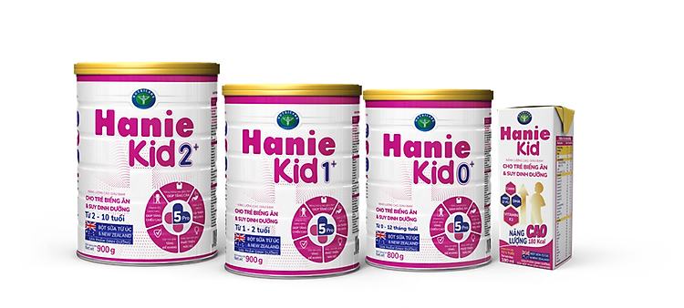 Sữa tăng độ cao Hanie Kid