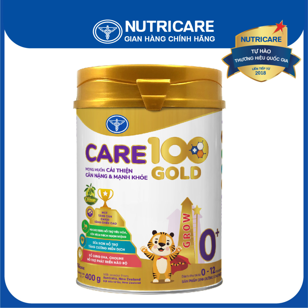 Sữa tăng độ cao Care 100 Gold