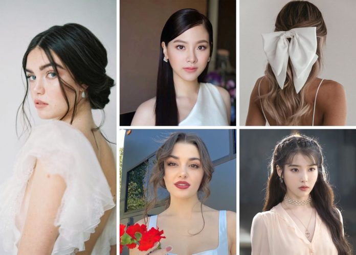 kiểu tóc đi đám cưới