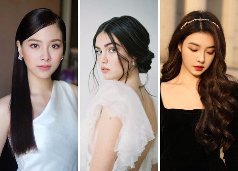 15+ Kiểu tóc đi tiệc cho mặt tròn cực sang trọng