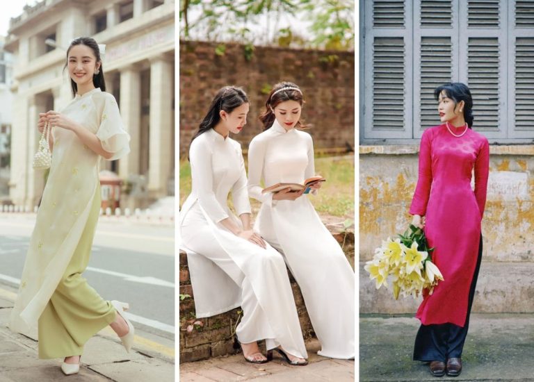 Mặc áo dài mang giày gì đẹp, duyên dáng? Lưu ý khi mua giày mặc với áo dài