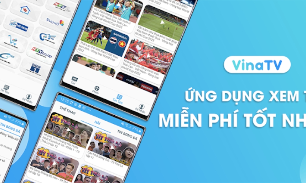 Vina TV là một ứng dụng xem tivi online miễn phí với hơn 200 kênh trong nước và quốc tế 