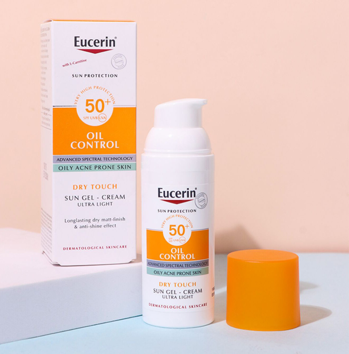 Eucerin Oil Control là dòng kem chống nắng cho da treatment dạng hóa học 