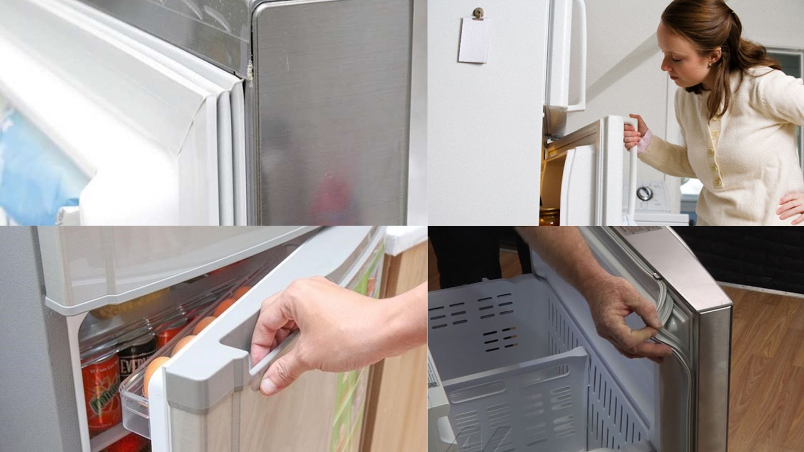Có nhiều nguyên nhân khiến gioăng tủ lạnh bị hở