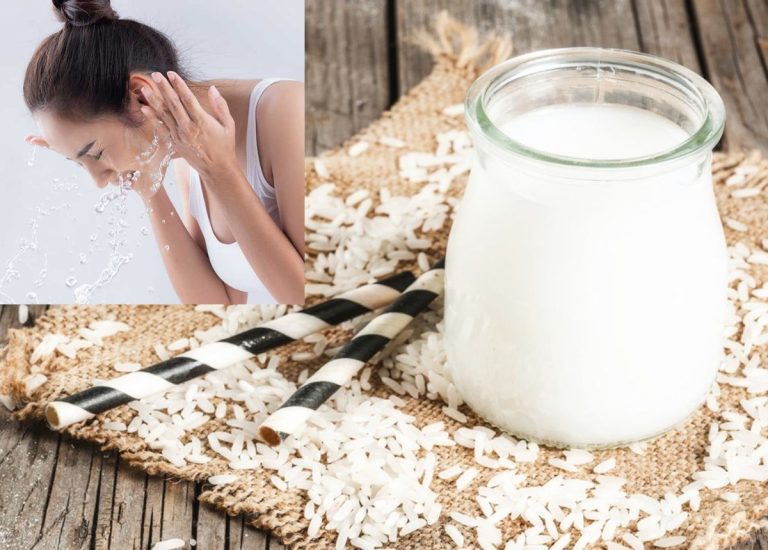 Rửa mặt bằng nước vo gạo đúng cách giúp da trắng, sạch mụn
