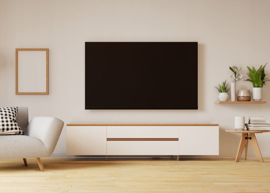 Tivi LG được đặt gần các bức tường sẽ gây ảnh hưởng cho tivi 