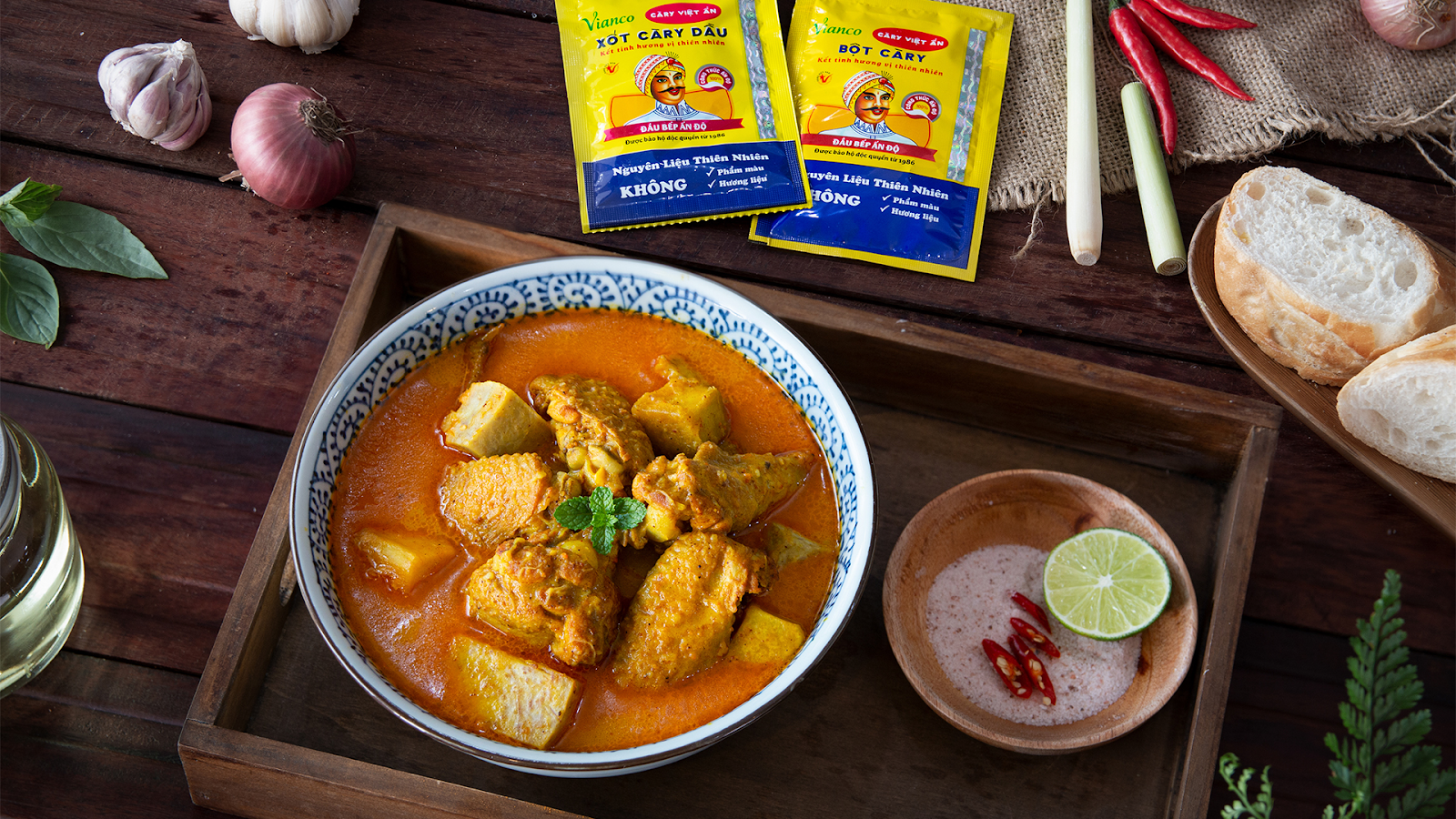 Món cà ri gà khoai lang có hương vị thơm ngon, dễ ăn 