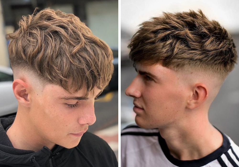 Kiểu tóc textured kết hợp Mohican không vuốt được tạo khéo léo và độc đáo