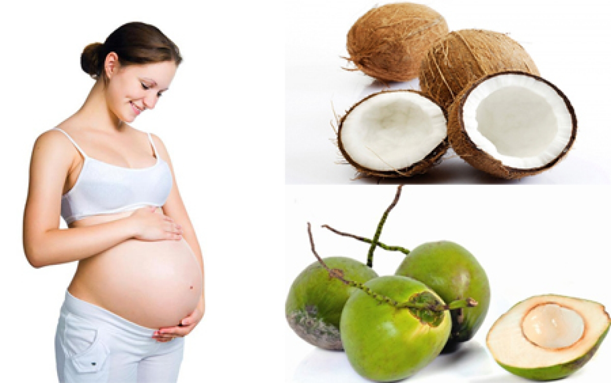 Nước dừa rất tốt cho phụ nữ mang thai
