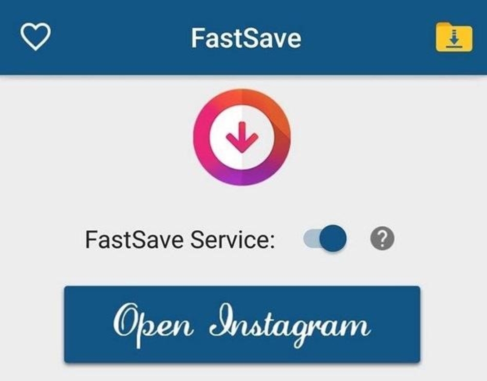 Các lưu ảnh trên Instagram về điện thoại Android bằng ứng dụng FastSave