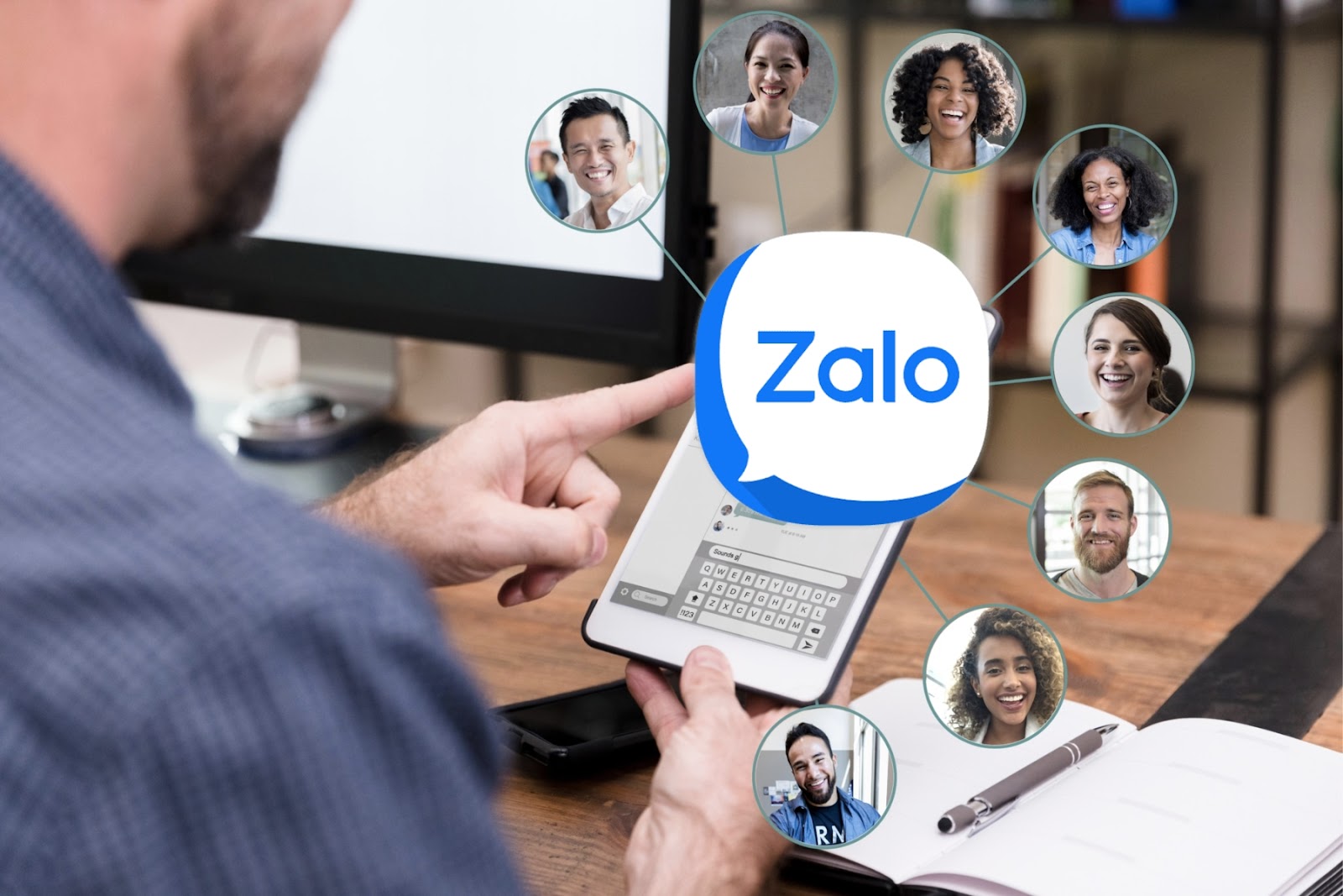 Zalo giúp bạn trò chuyện nhóm với nhiều người cùng lúc 