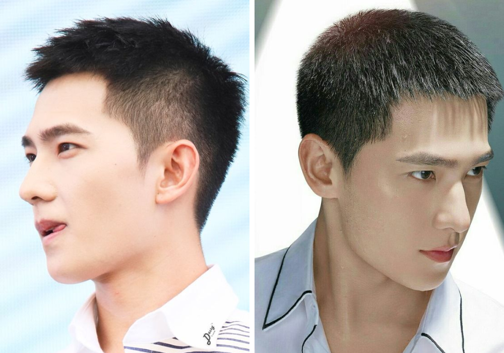 Kiểu mohican không vuốt cắt mái ngắn sành điệu